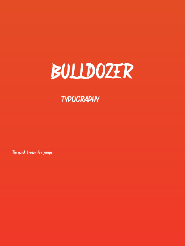 Bulldozer Poster