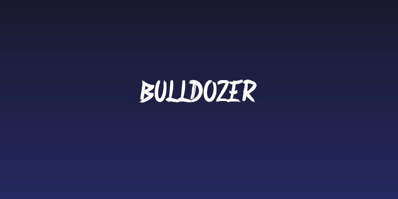 Bulldozer Social Header
