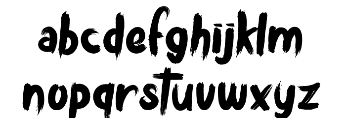 Bulldozer_PersonalUseOnly Font LOWERCASE