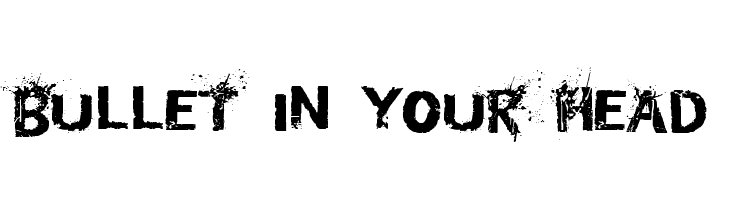In your head. Bullet in my head. In your head in your head. Bullet in my head Гостфейс Плайя. Bullet Echo надпись.