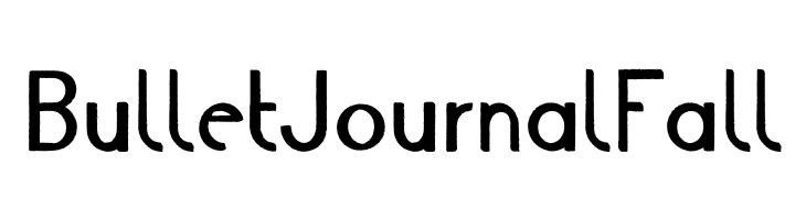 Bullet Journal Fall  Free Fonts Download