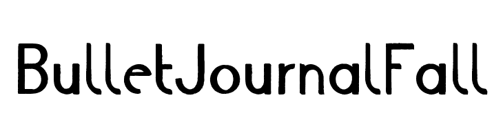 Bullet Journal Fall  Descarca Fonturi Gratis