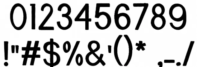 Bullet Journal Fall Font OTHER CHARS