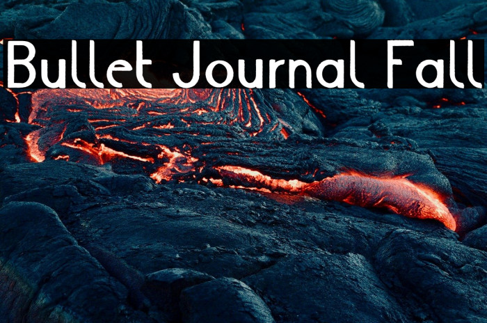 Bullet Journal Fall Example 2