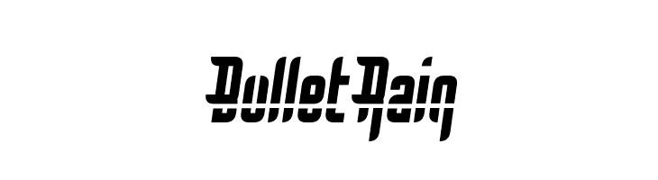 Bullet Rain  Скачать бесплатные шрифты