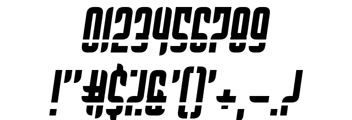 Bullet Rain Font OTHER CHARS