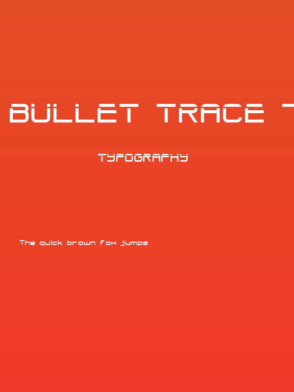 Bullet Trace 7 Poster
