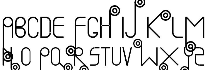 Bullet Train Font LOWERCASE