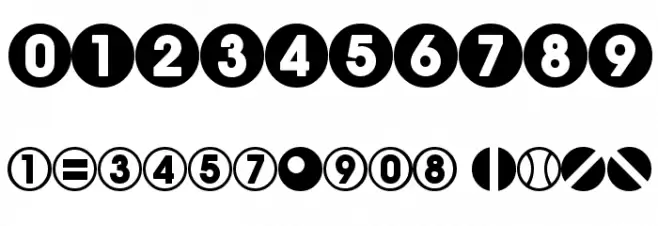 BulletBalls AOE Polices AUTRES CHARS