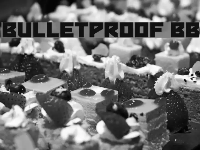 Bulletproof BB Font examples