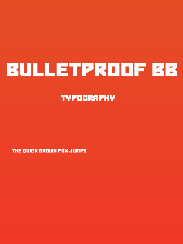 Bulletproof BB Poster