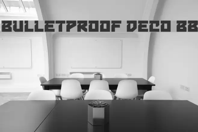 Bulletproof Deco BB Font examples