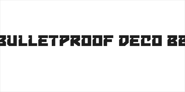 Bulletproof Deco BB Logo