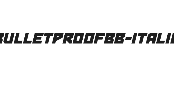 BulletproofBB-Italic Logo
