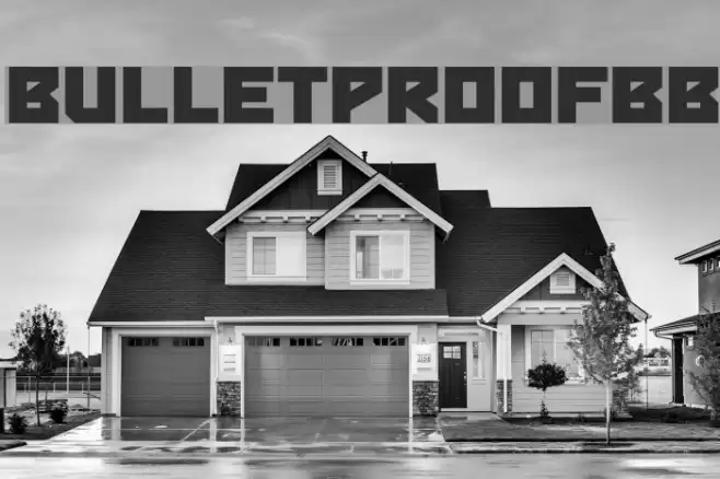BulletproofBB Font examples