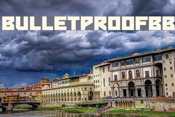 BulletproofBB Font examples