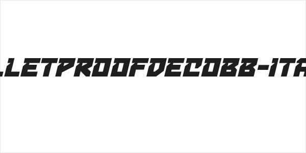 BulletproofDecoBB-Italic Logo