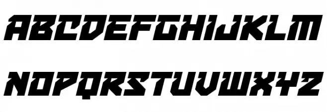 BulletproofDecoBB-Italic Fuentes MINÚSCULAS