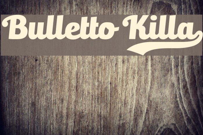 Bulletto Killa¬ Font examples