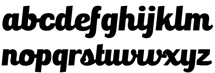 Bulletto Killa¬ Font LOWERCASE