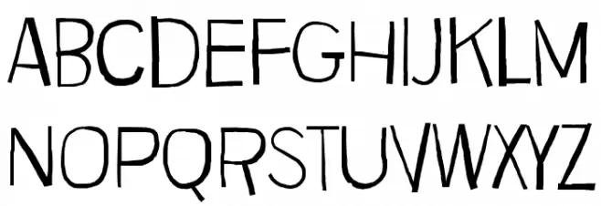 Bullfrog Schriftart Groß