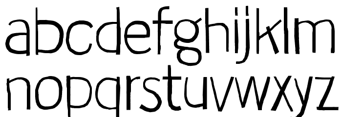 Bullfrog Font LOWERCASE