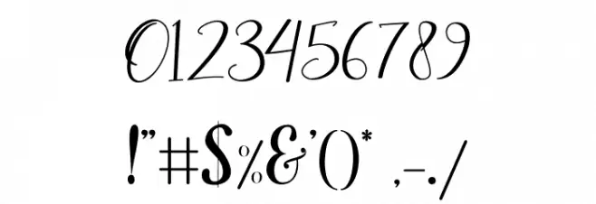 Bullgari Font OTHER CHARS