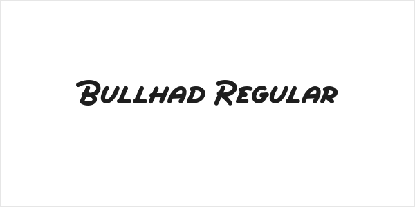 Bullhad Regular Logo