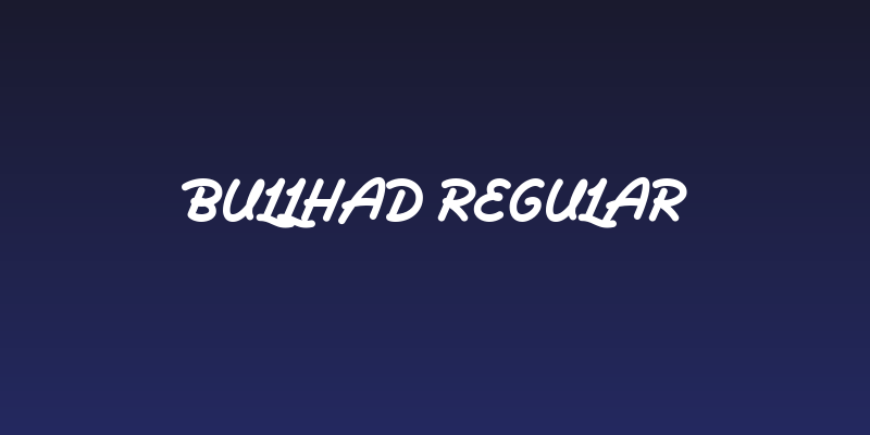Bullhad Regular Social Header