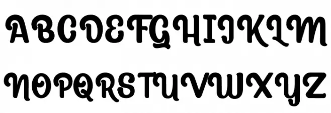 Bullina Font UPPERCASE