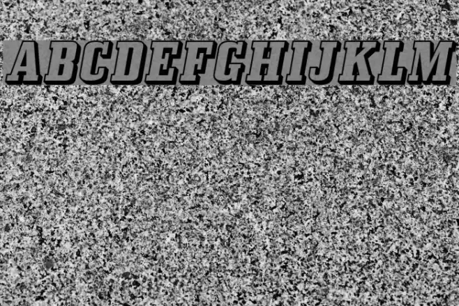 Bullpen 3D Font examples