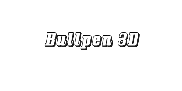 Bullpen 3D Logo