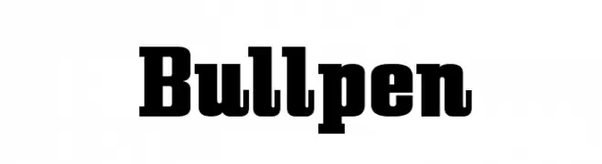 Bullpen  baixar fontes gratis