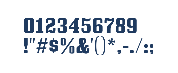 BullpenHv-Regular Other Characters