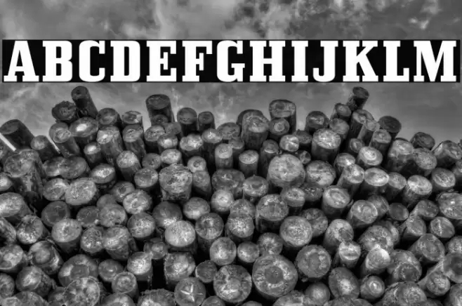 BullpenHv-Regular Font examples