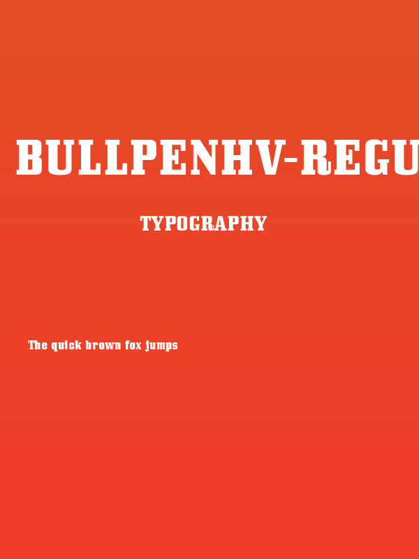 BullpenHv-Regular Poster