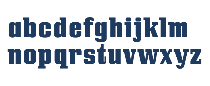 BullpenHv-Regular Lowercase