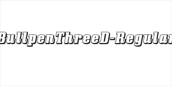 BullpenThreeD-Regular Logo