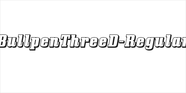 BullpenThreeD-Regular Logo