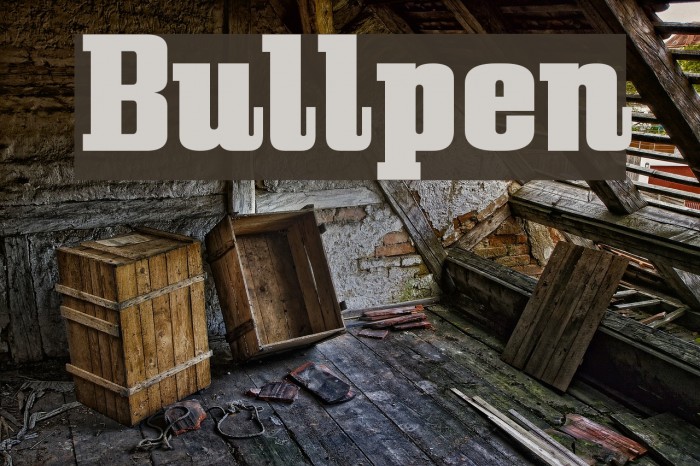 Bullpen Font examples