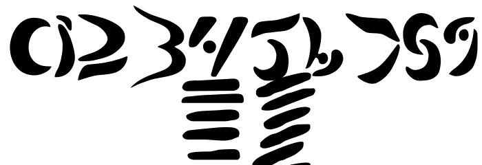 Bullskrit NFI フォント その他の文字