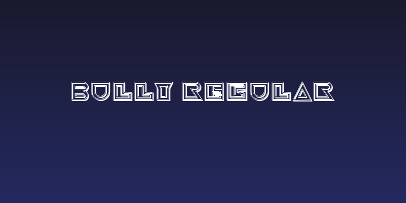 Bully Regular Social Header