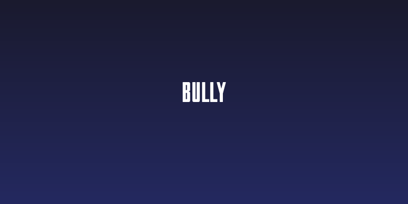 Bully Social Header