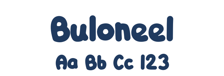 Bulonee1 Font Preview