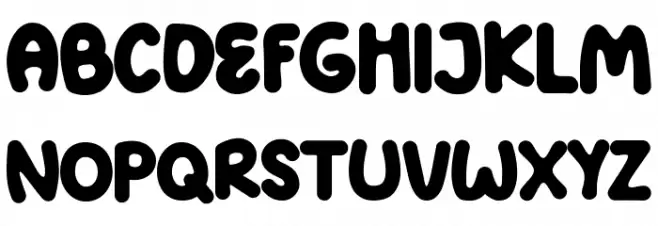 Bulonee फ़ॉन्ट अपरकेस