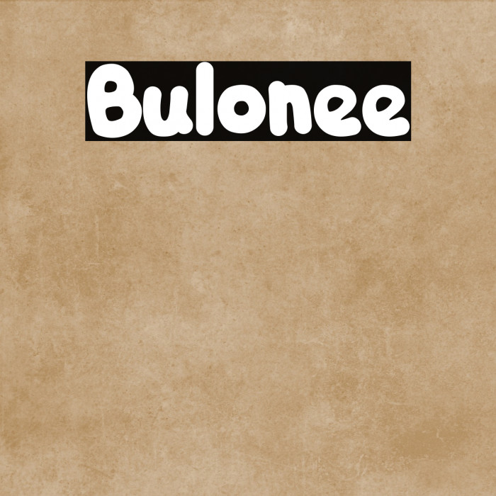 Bulonee Example 1