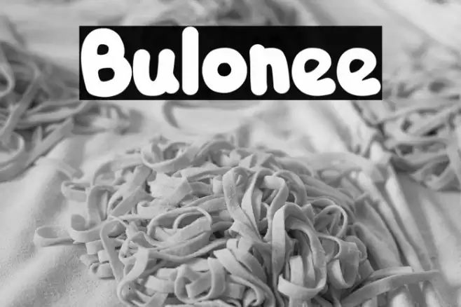 Bulonee फ़ॉन्ट examples