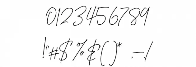 Bulqeusfertom Font OTHER CHARS