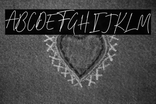 Bulqeusfertom Font examples