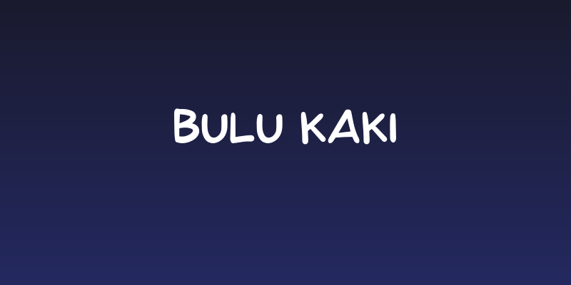 Bulu Kaki Social Header